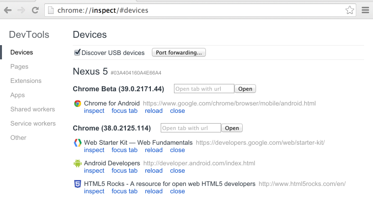chrome-inspect-devices